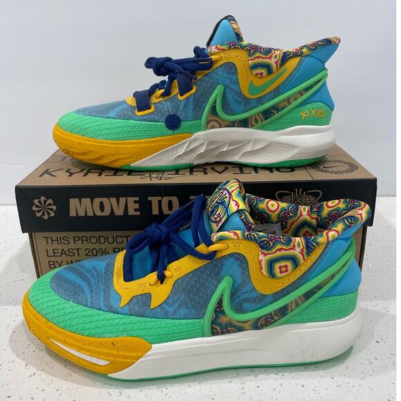 Nike Kyrie Eight Go SE Basketball Shoe Sneaker Kids Size 6.5 DV3018-400 New - Picture 3 of 9